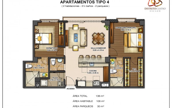 Edificio 4 – Apartamento Tipo 4