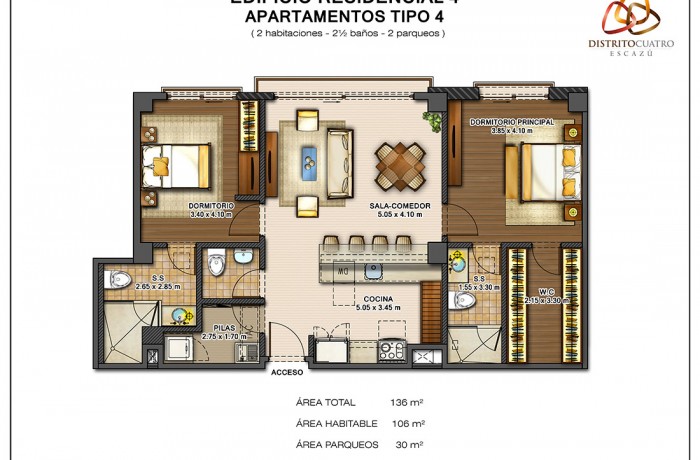 Edificio 4 – Apartamento Tipo 4