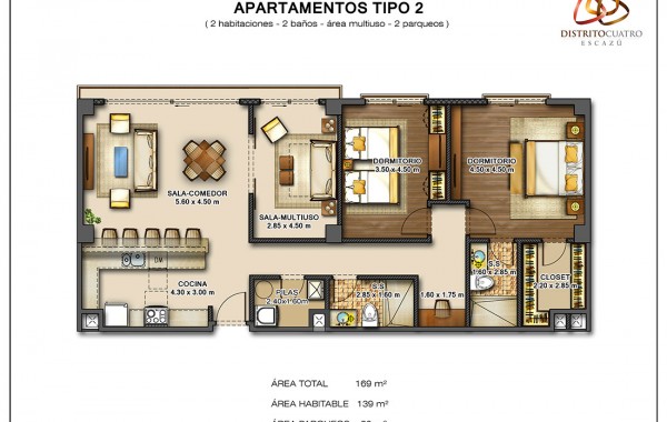 Edificio 5 – Apartamento Tipo 2